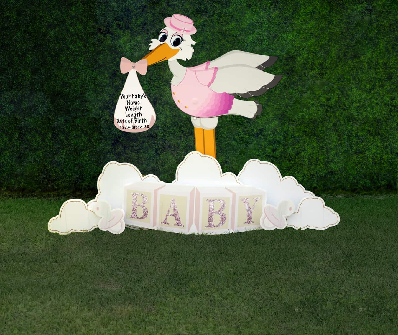 stork gallery - It's a boy baby stork announcement