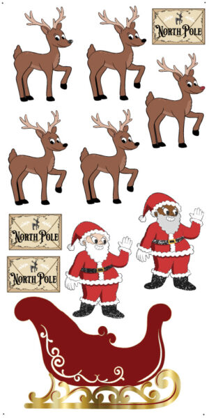Santa & Reindeer Set