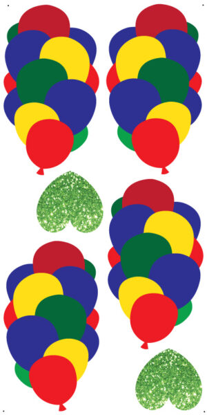 Red, Yellow, Blue Balloons